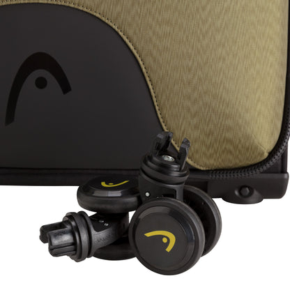 Trolley M - Semirigido - Head-just go luggage Verde Militare