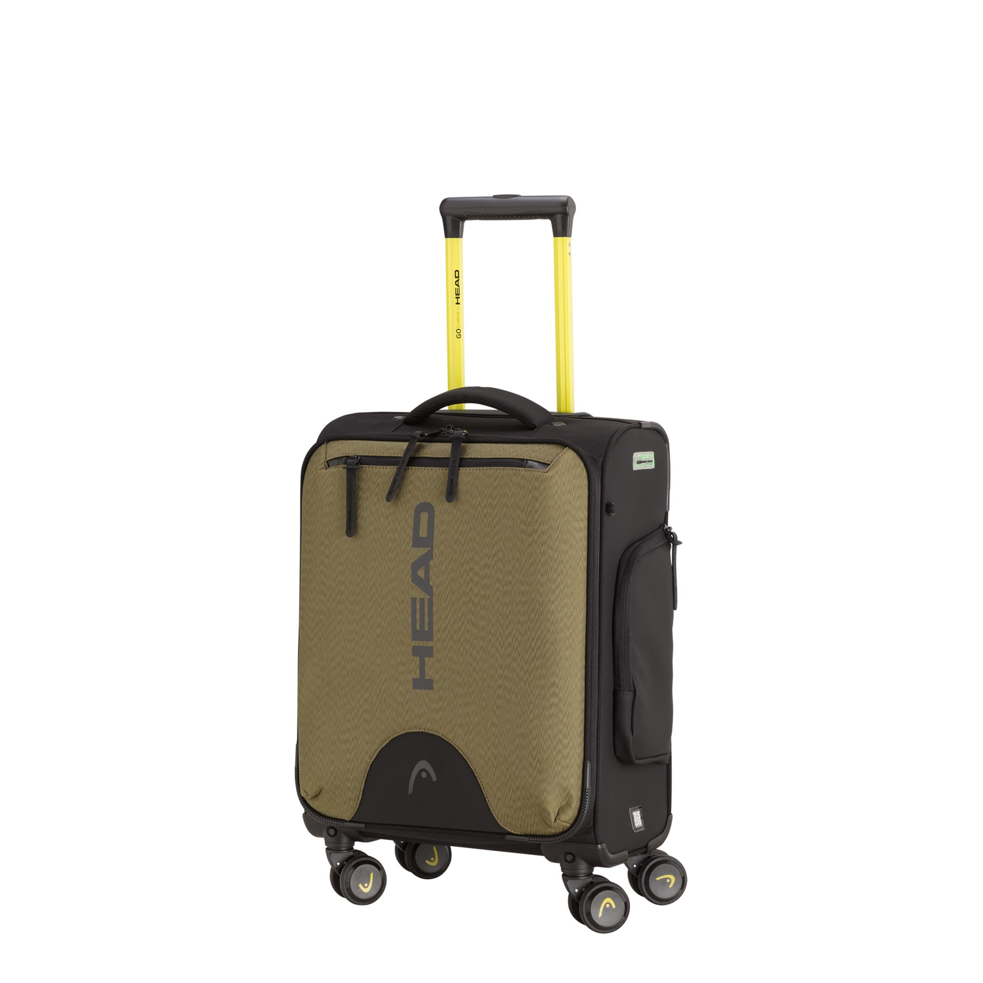 Trolley S - Semirigido - Head-just go luggage Verde Militare
