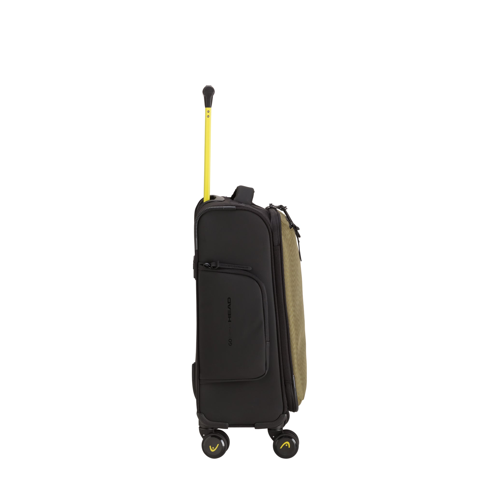 Trolley S - Semirigido - Head-just go luggage Verde Militare
