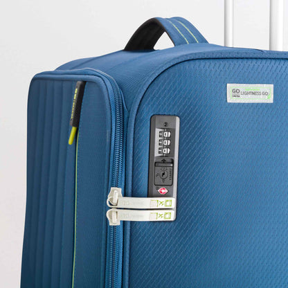 Trolley M - Semirigido - Lightness go Blu Marino