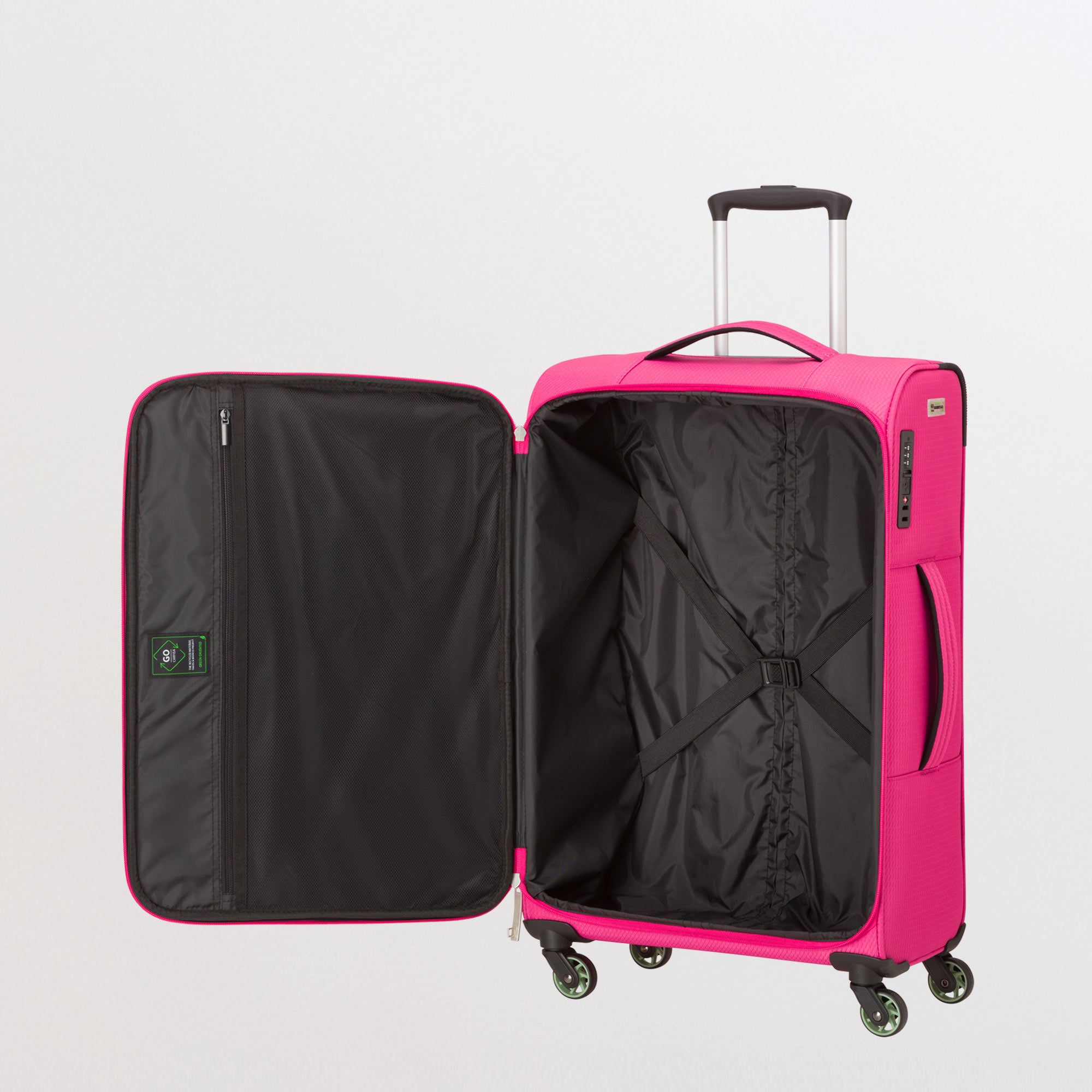 Trolley M - Semirigido - Lightness go Fucsia
