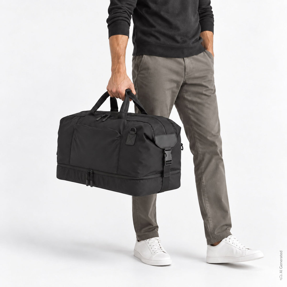 Bolsa de viaje - Seattle go Negro